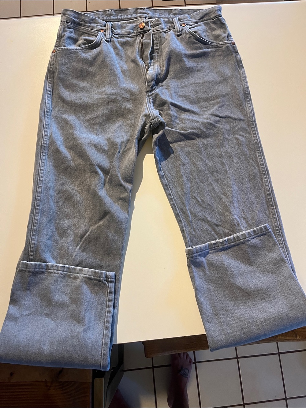 Wrangler Light Blue Bootcut Jeans